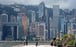 Hong Kong skyline of Central district on background, photographed from Tsim Sha Tsui promenade on 31 May, 2020. Photo: Robert Ng
