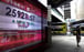 A bank's electronic board shows the Hong Kong share index at the Hong Kong Stock Exchange on July 6, 2020. Photo: Associated Press