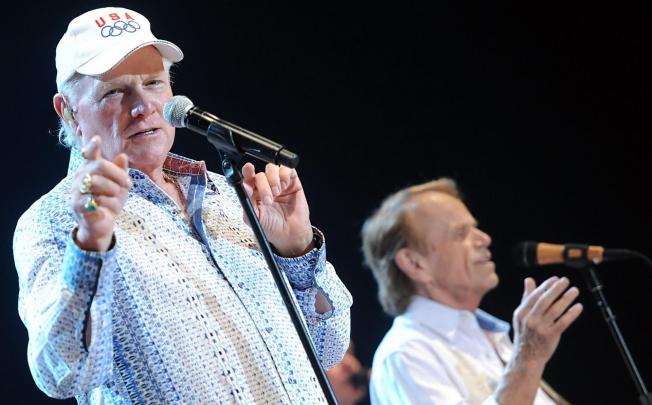 Mike Love (left) and Al Jardine performing in Berlin during The Beach Boys'50th Anniversary Reunion Tour earlier this month. Photo: EPA