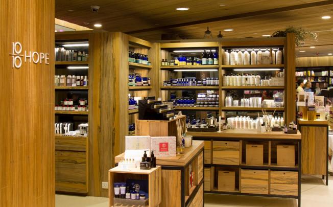 The 10/10 Hope outlet based in the Eslite store at Hysan Place.