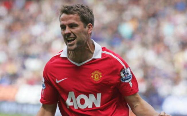 Manchester United's substitute Michael Owen. Photo: EPA