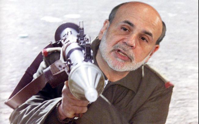 US Fed chairman Ben Bernanke takes aim at QE. Photo: Reuters