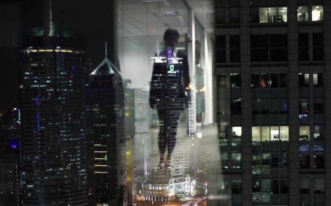 The financial district in Shanghai. China has replaced the US as the single biggest contributor to the world economy. Photo: Reuters