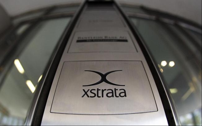 A logo of the Swiss mining company Xstrata. Photo: Reuters