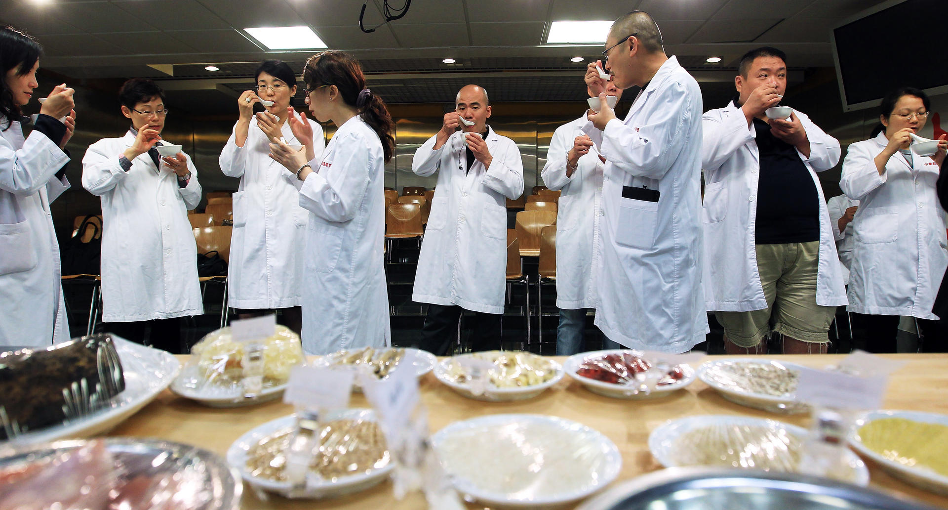 The Chinese Cuisine Training Institute's tonic foods course puts theory into practice with cooking sessions in the kitchen.Photos: Jonathan Wong