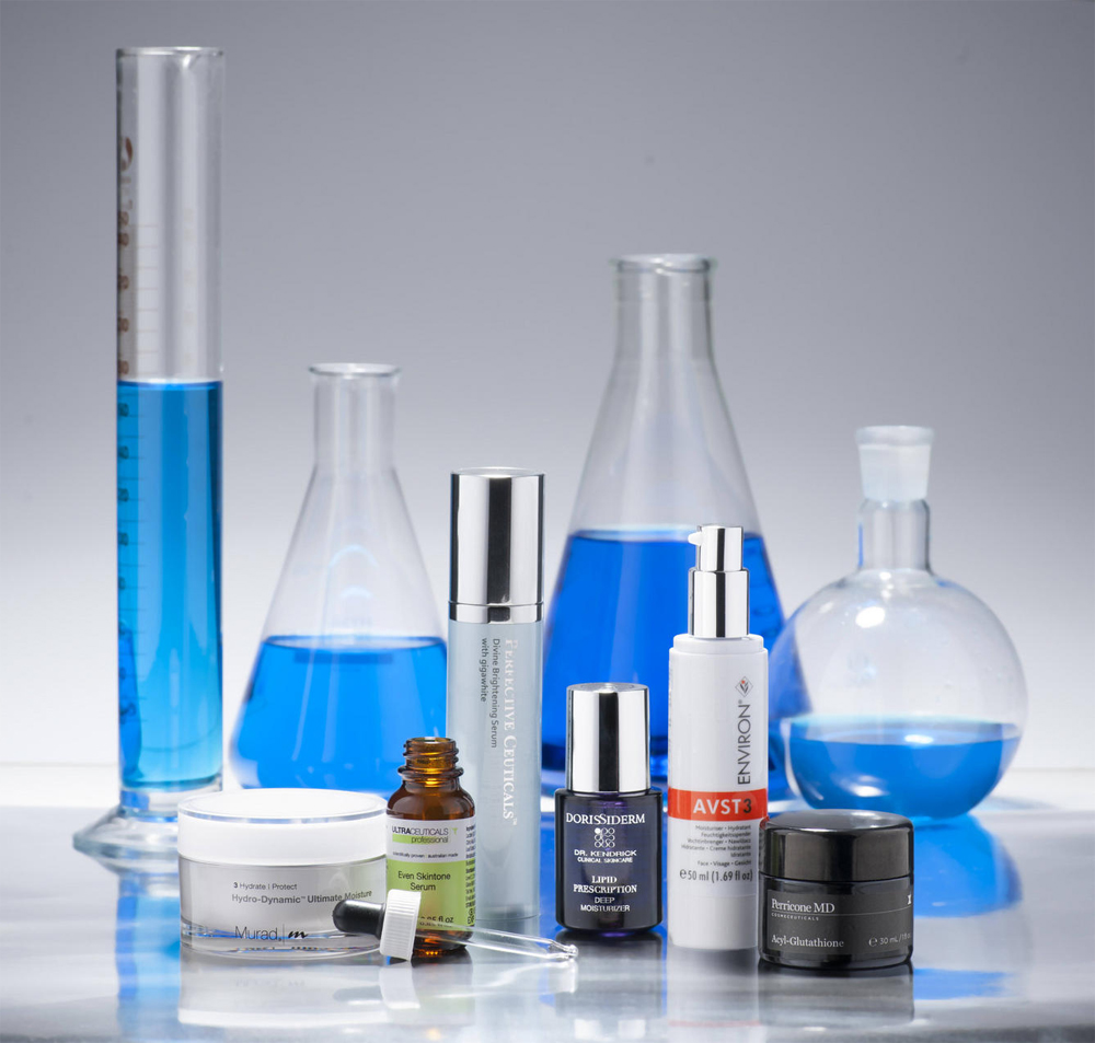 From left: Murad Hydro-Dynamic Ultimate Moisture (HK$640), UltraCeuticals Even Skintone Serum (HK$790), Perfective Ceuticals Divine Brightening Serum (HK$870), Dorissiderm Lipid Prescription (HK$980), Environ AVST 3 Moisturiser (HK$470), Perricone MD Acyl-Glutathione (HK$1,550). Styling: Vanessa Torstensson. Photo: Gary Ng, Common Studio