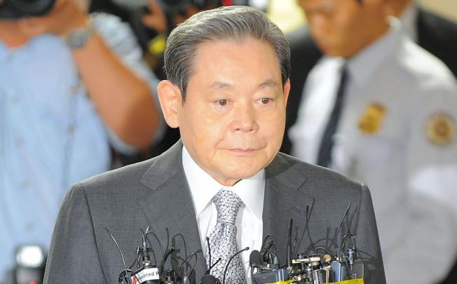 Samsung chairman Lee Kun-Hee is sued by his siblings in inheritance feud.