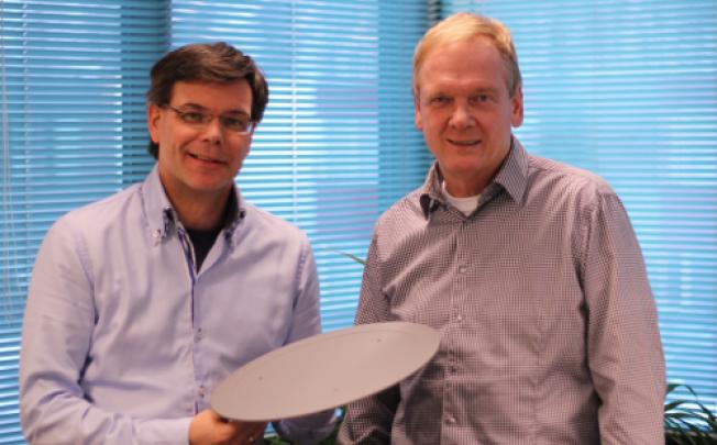 Peter Spit (left), vice-president and general sales and marketing manager, and Wim van Velzen, CEO