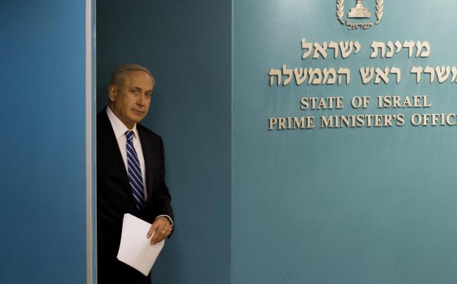 Prime Minister Benjamin Netanyahu talked up his coalition's security and economic policies. Photo: AP