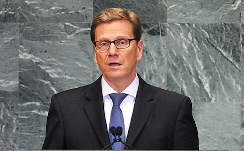 German Foreign Minister Guido Westerwelle. Photo: Xinhua