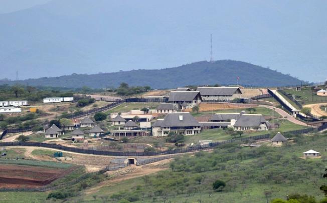The private compound homestead of South African President Jacob Zuma in Nkandla, in the northern KwaZulu Natal province. Photo: AP