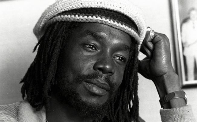 Jamaican reggae singer Peter Tosh in the office of a record company in Hollywood, California in 1979. Photo: AP
