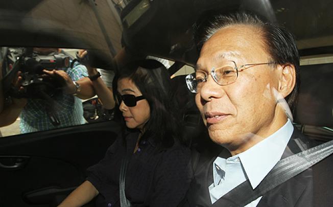 Mak Chai-kwong reports to the ICAC in North Point on Wednesday. Photo: Dickson Lee