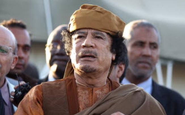 Late Libyan dictator Muammar Gaddafi. Photo: EPA