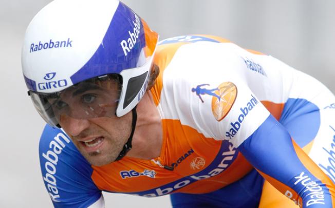 Rabobank rider Carlos Barredo of Spain. Photo: AP
