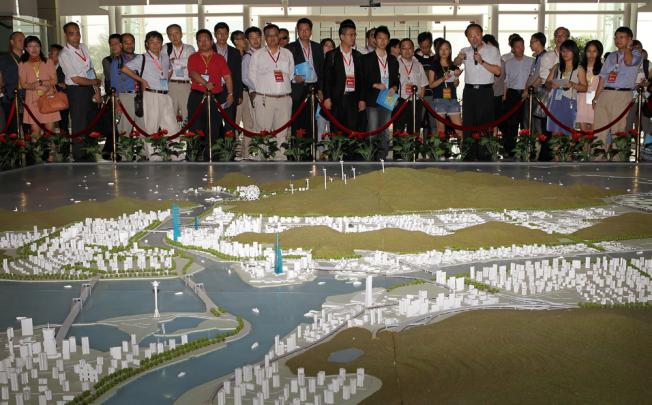 A forum on economic integration between Hong Kong, Macau and Zhuhai conducted on Hengqin Island in August. Photo: SCMP