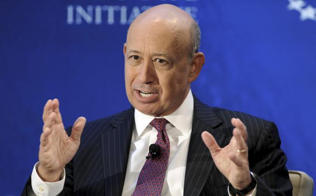 Goldman Sachs chief Lloyd Blankfein, seen at the Clinton Global Initiative event, wants more investing, fewer rules. Photo: Bloomberg