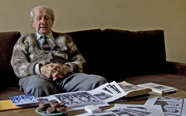 Wilhelm Brasse, photographer of Auschwitz-Birkenau death camp in 2009. Brasse died on Tuesday aged 95. Photo: AFP 
