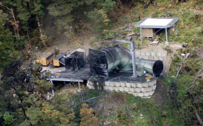 The Pike River mine in Greymouth, New Zealand. Photo: AFP