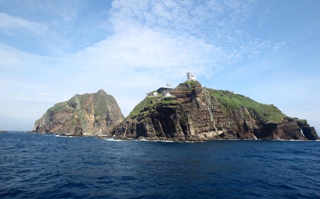 The disputed islands - called Dokdo in South Korea and Takeshima in Japan. Photo: Xinhua