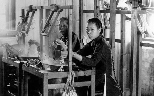 A silk factory in Jili district, Henan province. Photo: Rue des Archives