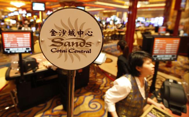 Deutsche Bank expects Sands China's share of the Macau gaming market to rise from 19.3 per cent to 23 per cent by 2014. Photo: Reuters