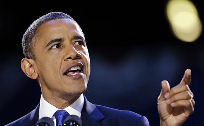 Barack Obama is elected to his second term. Photo: AP