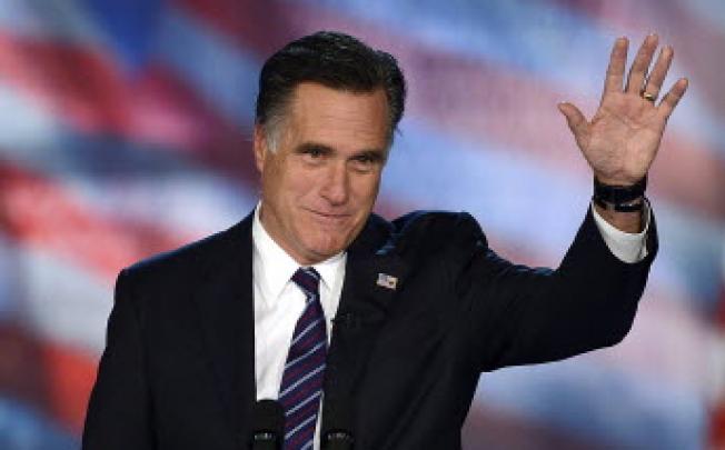 US Republican presidential candidate Mitt Romney. Photo: AFP