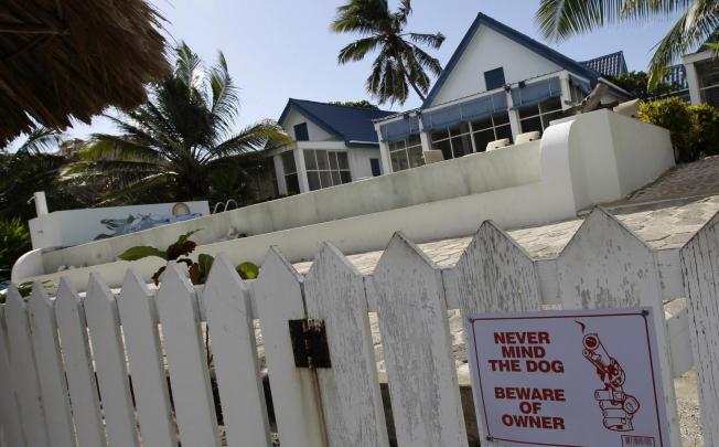 The home of John McAfee in San Pedro, Belize. Photo: Reuters