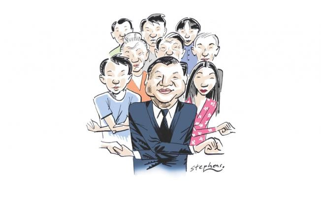 Xi Jinping looks like he can create a bond with the people of China.