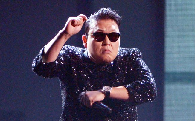 Psy performs "Gangnam Style” at the American Music Awards this month. Photo: AFP