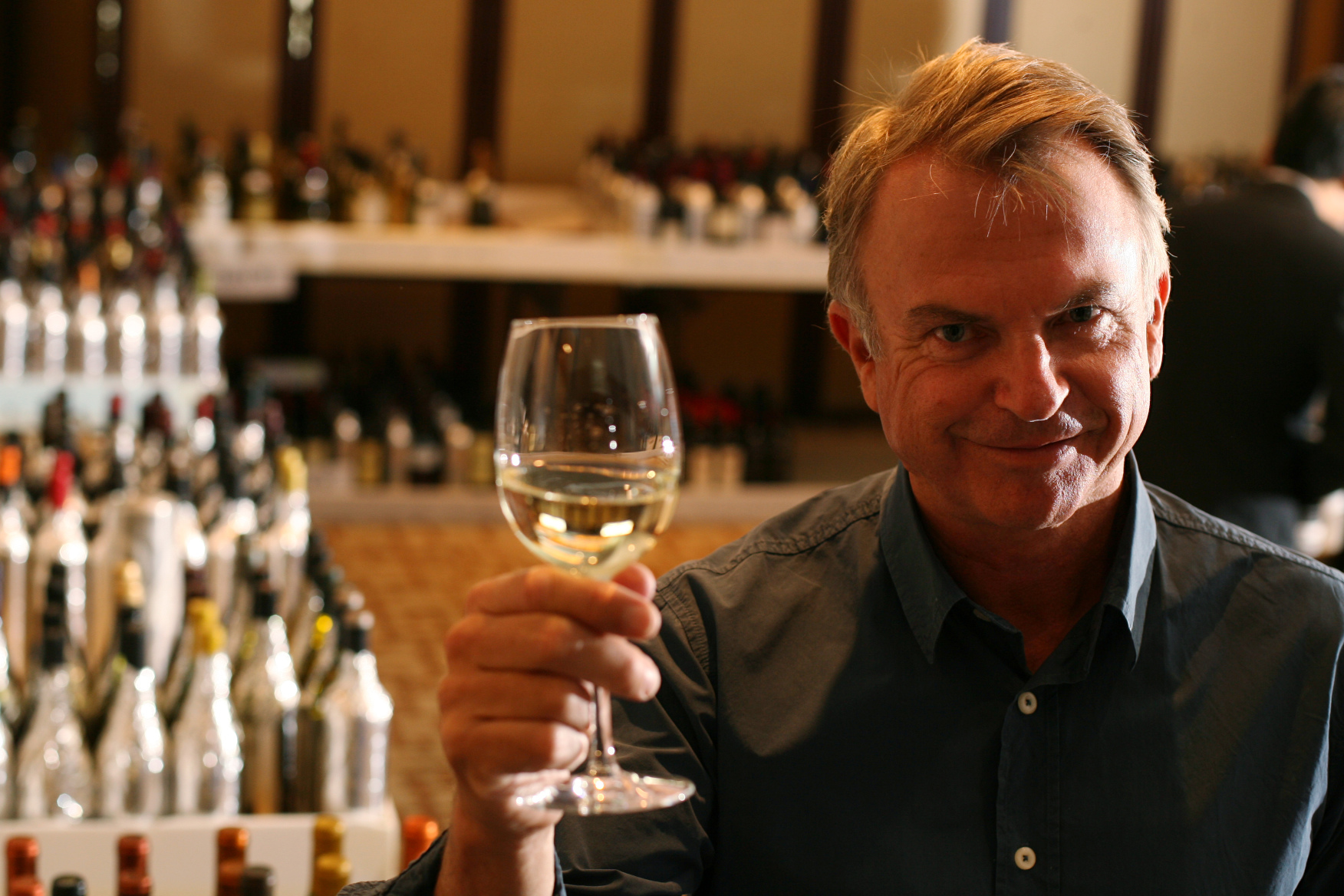 Sam Neill, pictured in 2007 when he was in Hong Kong to be a wine judge for WinPac. Photo: SCMP