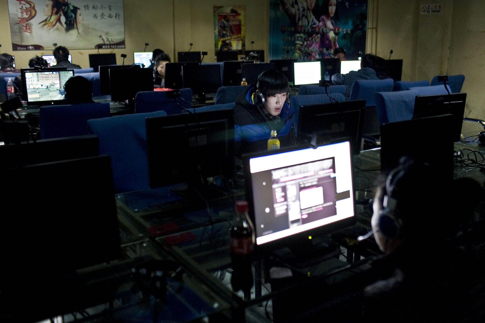 Research in China claims that 24 million people in the country are addicted to the internet.Photo: NYT