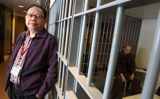 Lee Yuk-lun offers expertise at the Correctional Services Museum. Photo: Dickson Lee