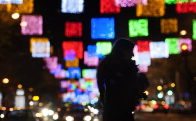 The Christmas illuminations in Madrid, Spain. Photo: Xinhua