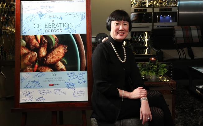 Susan Jung at the launch of her cook book. Photo: SCMP