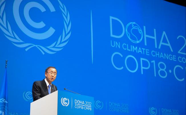 UN Secretary-General Ban Ki-moon has called for a leaders' summit on climate change in 2014. Photo: Xinhua