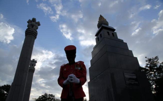 A Sri Lankan soldier. Photo: EPA