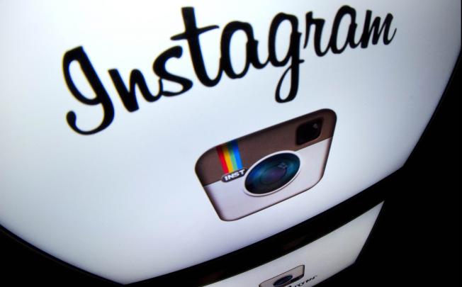 The Instagram logo is displayed on a tablet on December 20, 2012 in Paris. Photo: AFP