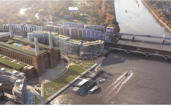 Plans for Battersea Power Station on the banks of the Thames include apartments, restaurants, shops and office space. Photo: SCMP