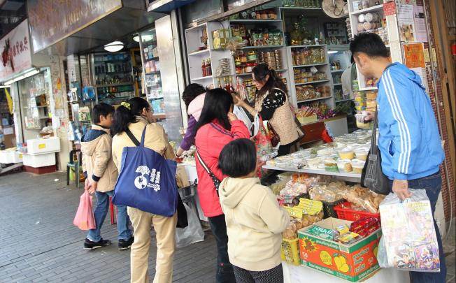  A shop sells Thai spices - many Thais have moved into the area. Photo: May Tse