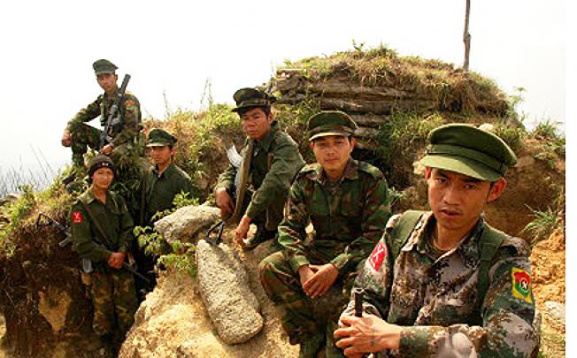 Rebel soldiers of the Kachin Independence Army (KIA) in Myanmar's northern Kachin state. Myanmar’s military has acknowledged launching new airstrikes against Kachin rebels. Photo: AFP 