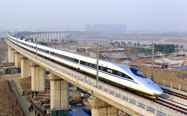 The Beijing-Guangzhou high speed train became operational on December 26, 2012. Photo: Reuters