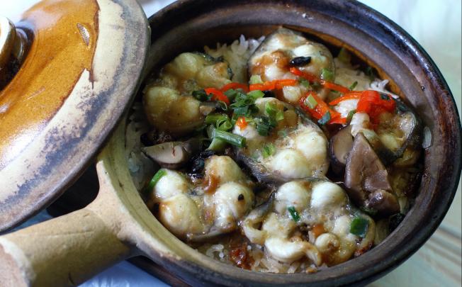 Choi's Kitchen eel claypot rice. Photo: SCMP