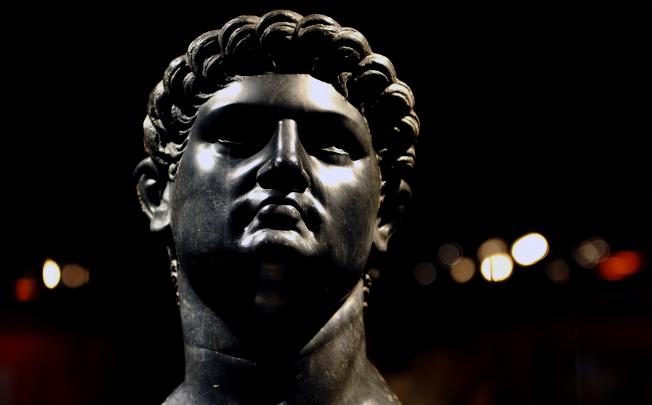 A basalt head portrait of Roman Emperor Nero. Photo: AFP