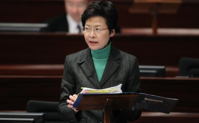 Chief Secretary Carrie Lam Cheng Yuet-ngor. Photo: Dickson Lee