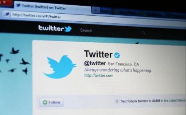 Twitter says hackers may have gained access to information on 250,000 of its more than 200 million active users. SCMP Photo.