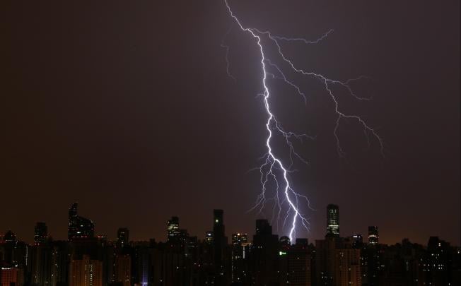 The airport thunderstorm and lightning alert system (Atlas) forecasts where lightning might strike. Photo: Reuters