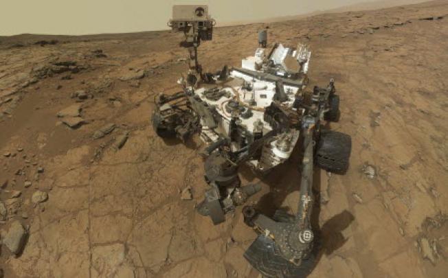 A Nasa handout image of the Curiosity rover on Mars. Photo: Reuters  