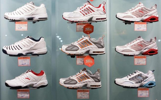 Anta Sports Products says sluggish demand led to a 21.5 per cent fall in profit last year. Photo: Bloomberg